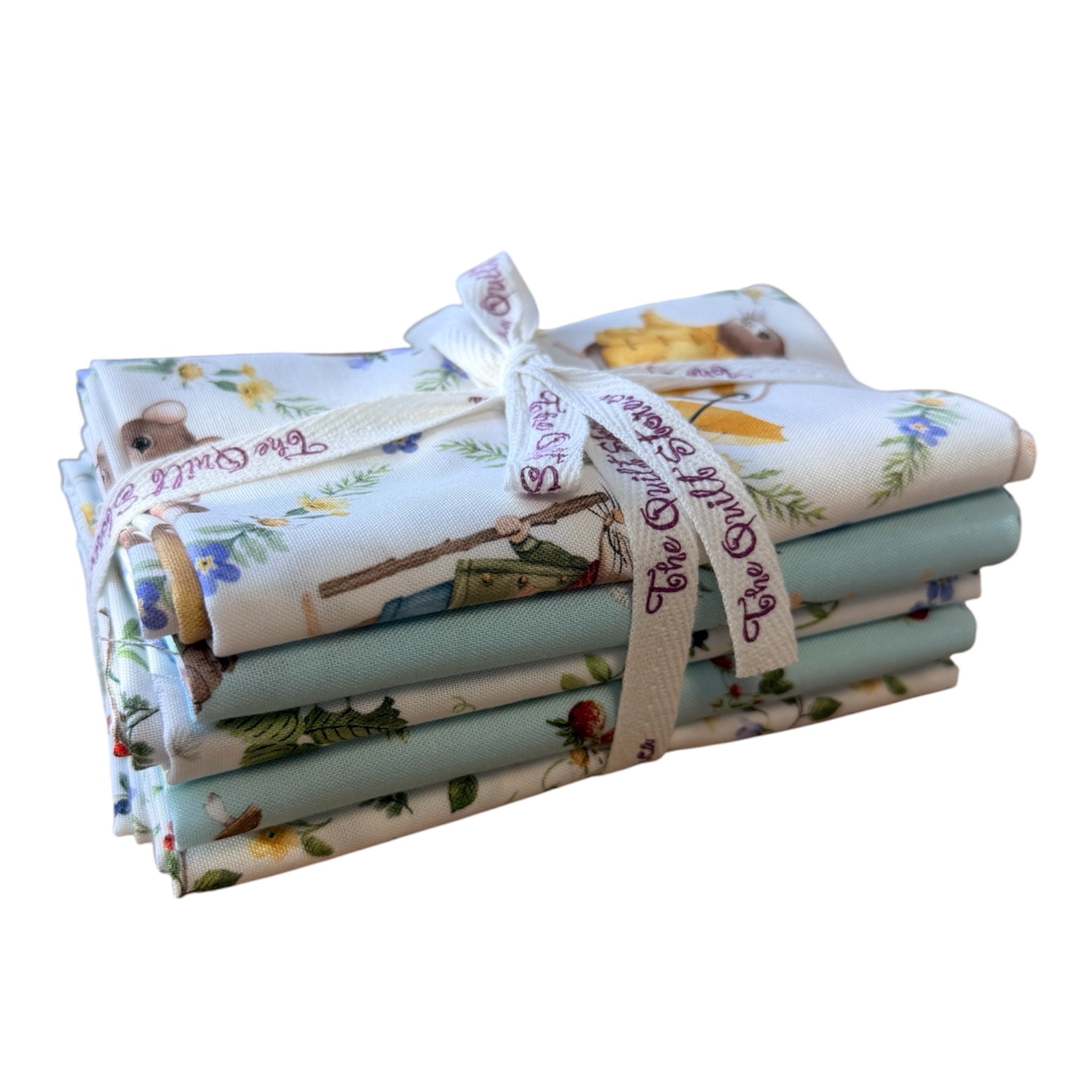 Country Mouse Blues 5 Pc. Fat Quarter Bundle