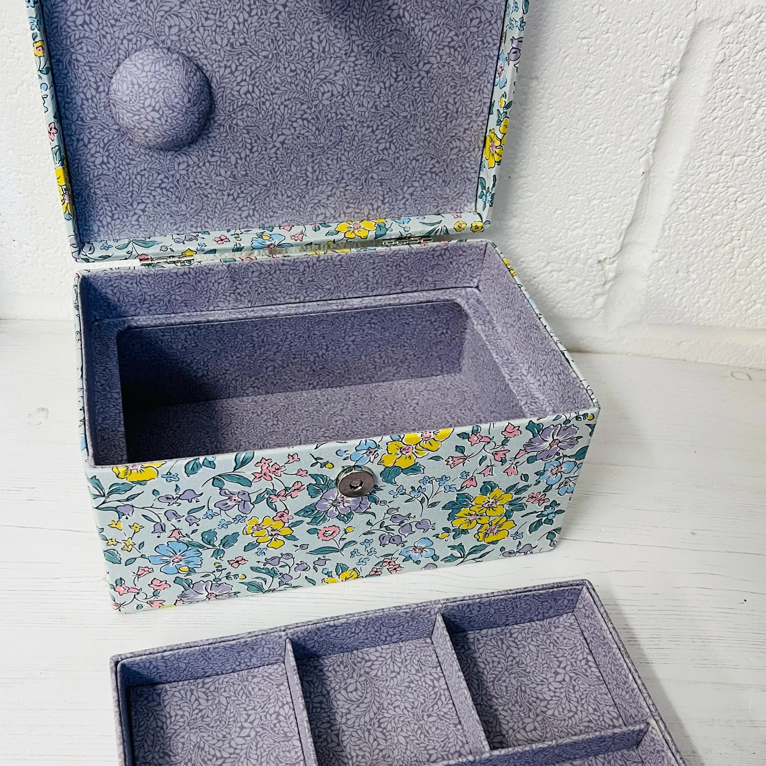 Liberty Floral Sewing Box