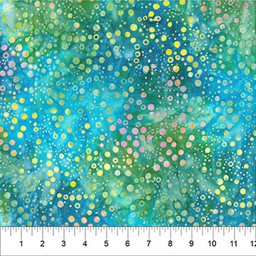 Pop Dots Pond Batik