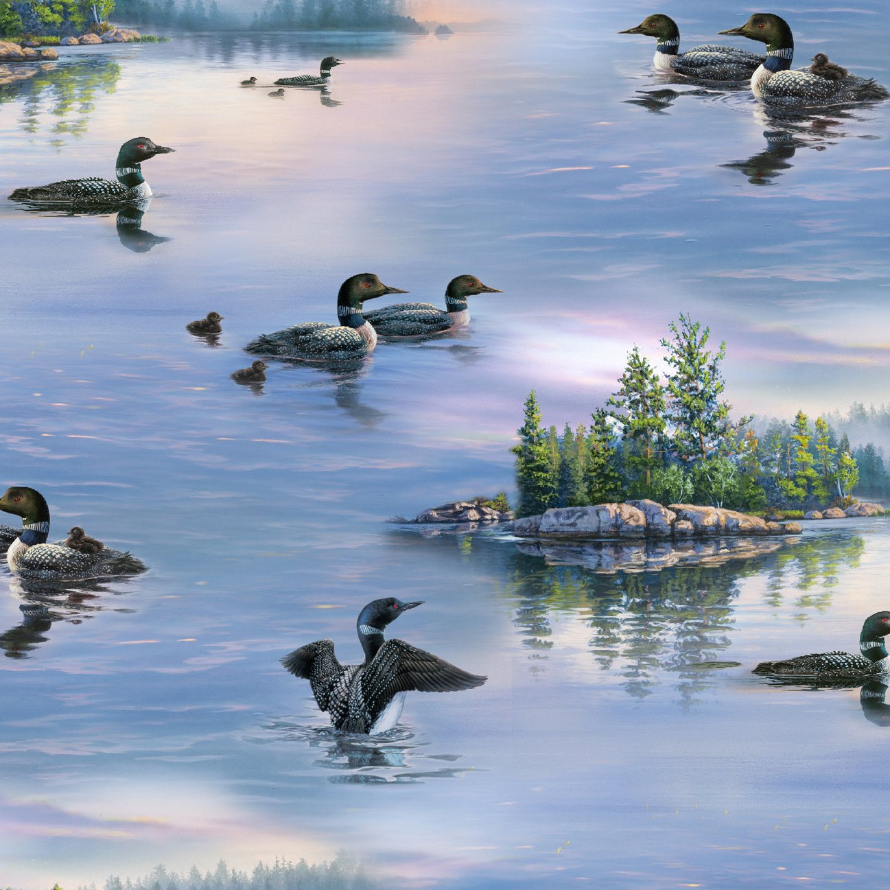 Landscape Medley - Loons