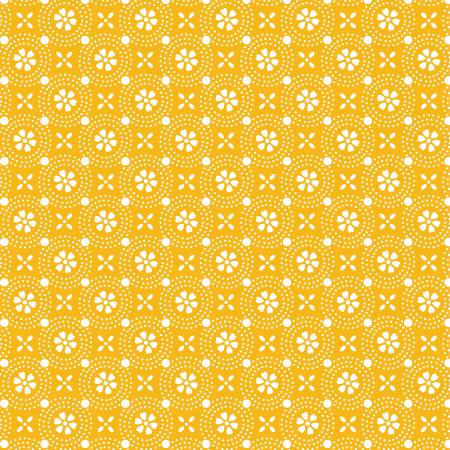 Yellow Dotted Circles