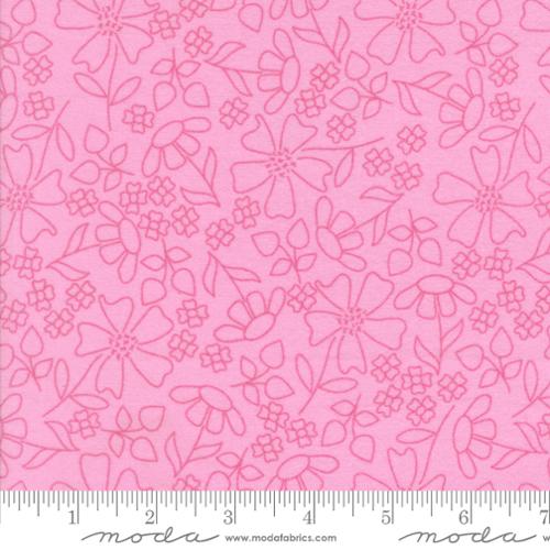 Sherbet Sunshine Flannel Petunia Flower Sketch