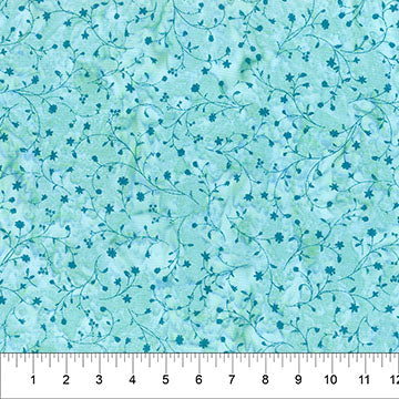 Enchanting Garden Pale Blue Delicate Swirl