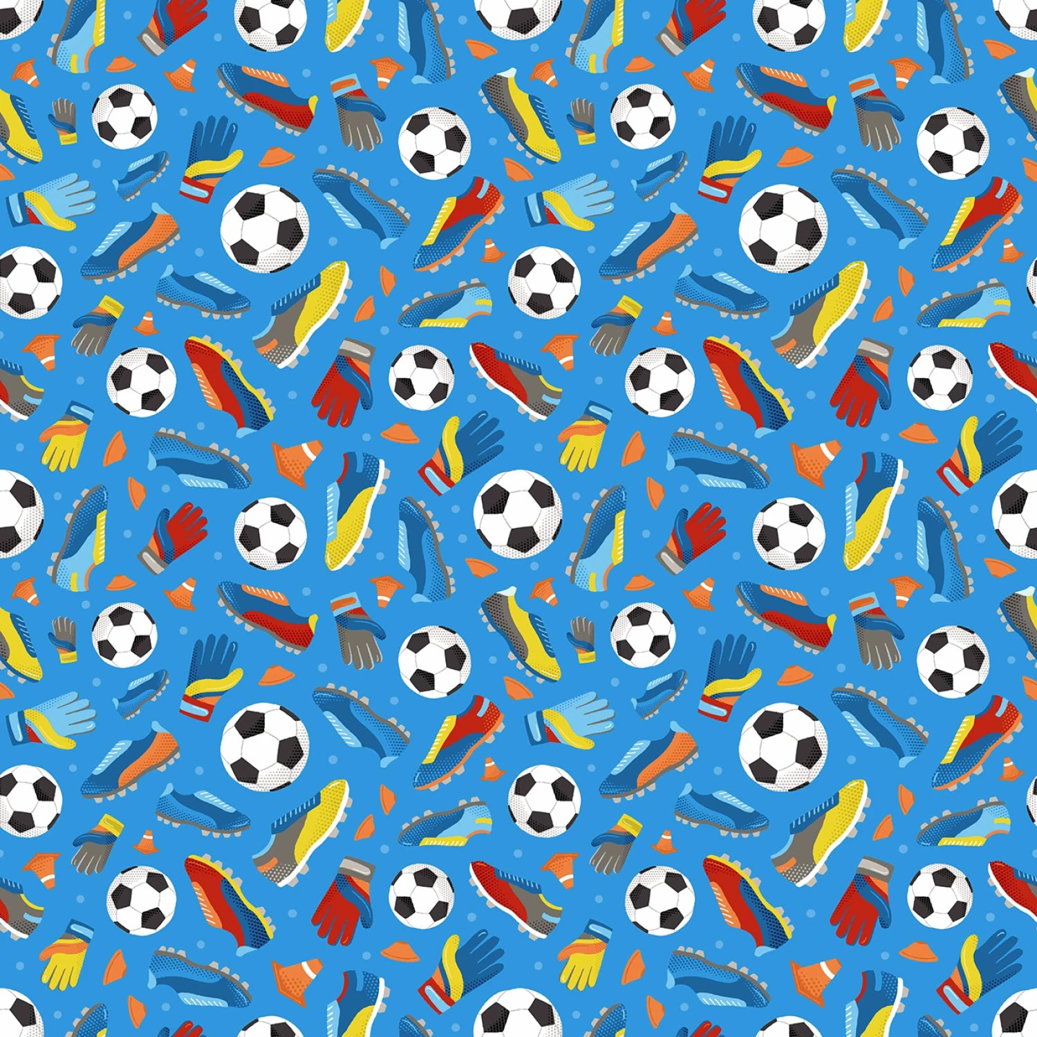 Goal Getter Soccer 4 Pc. Fat Quarter Bundle