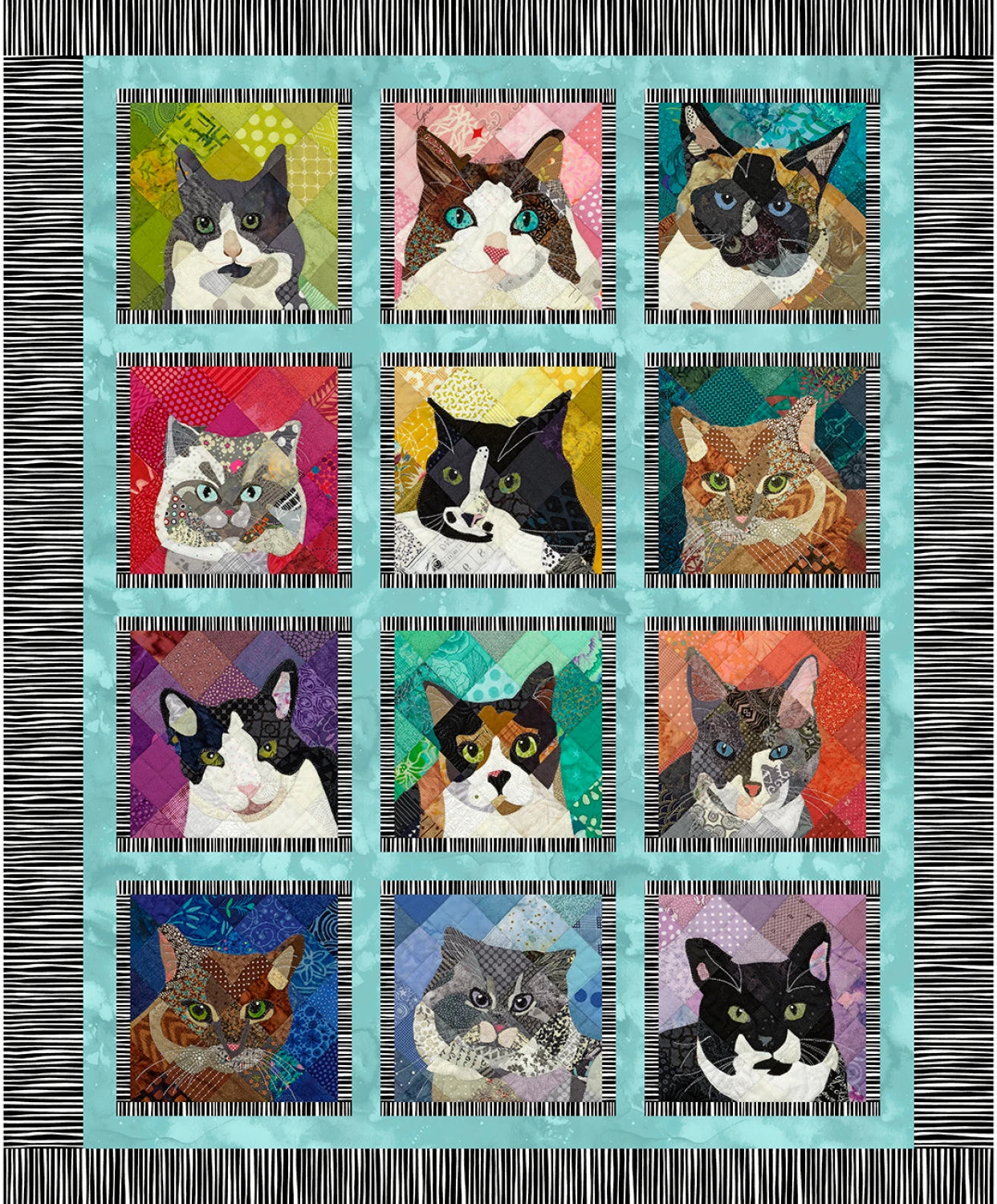 Meow Mix Cats Panel - Multi