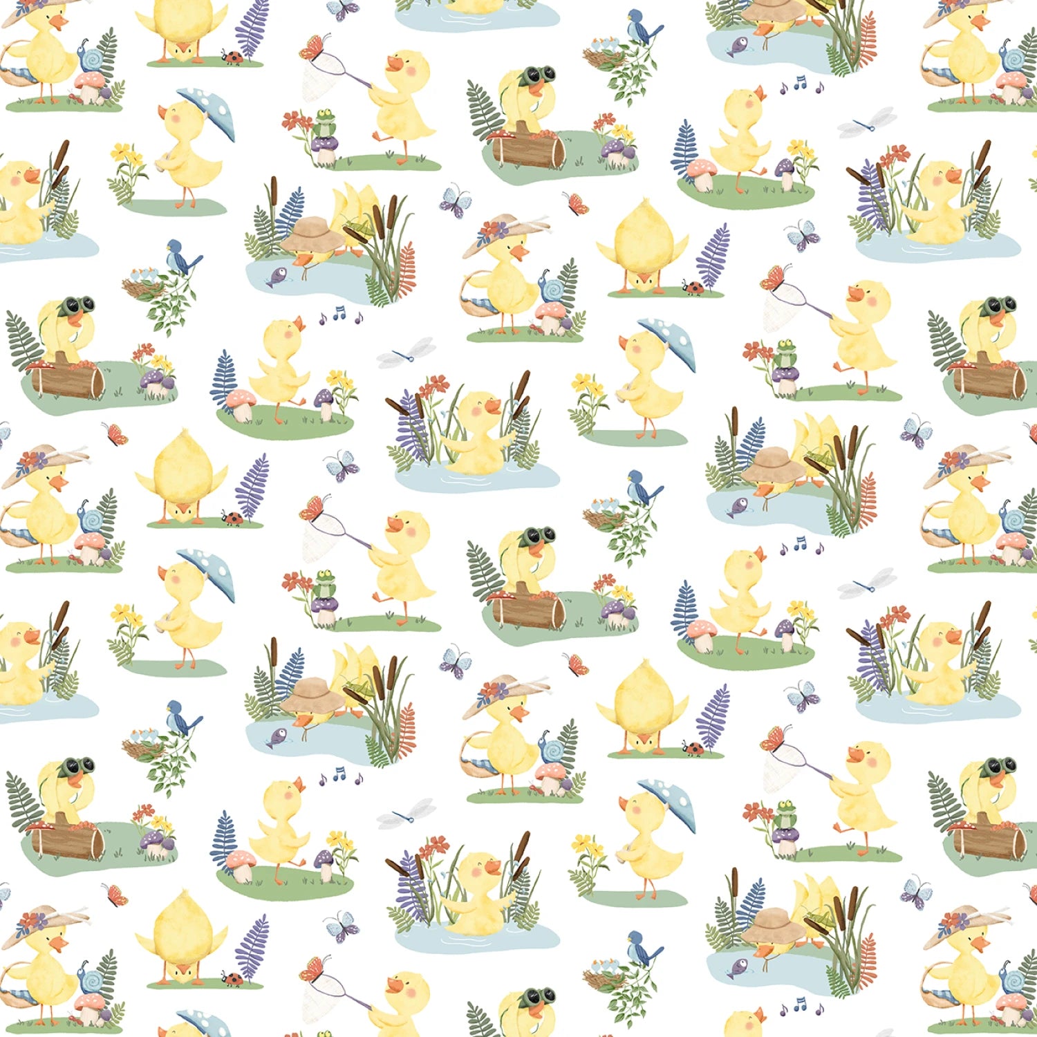 Lucky Ducks Scenic Duck - Yellow