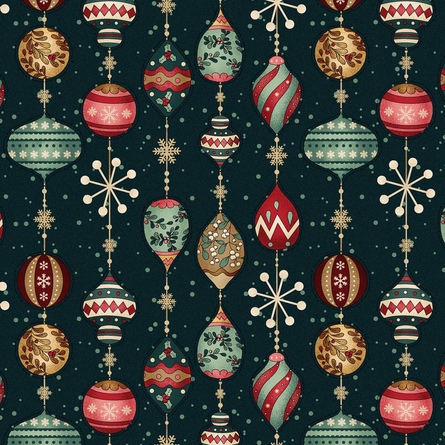 Gifts of Gratitude Teal Ornaments