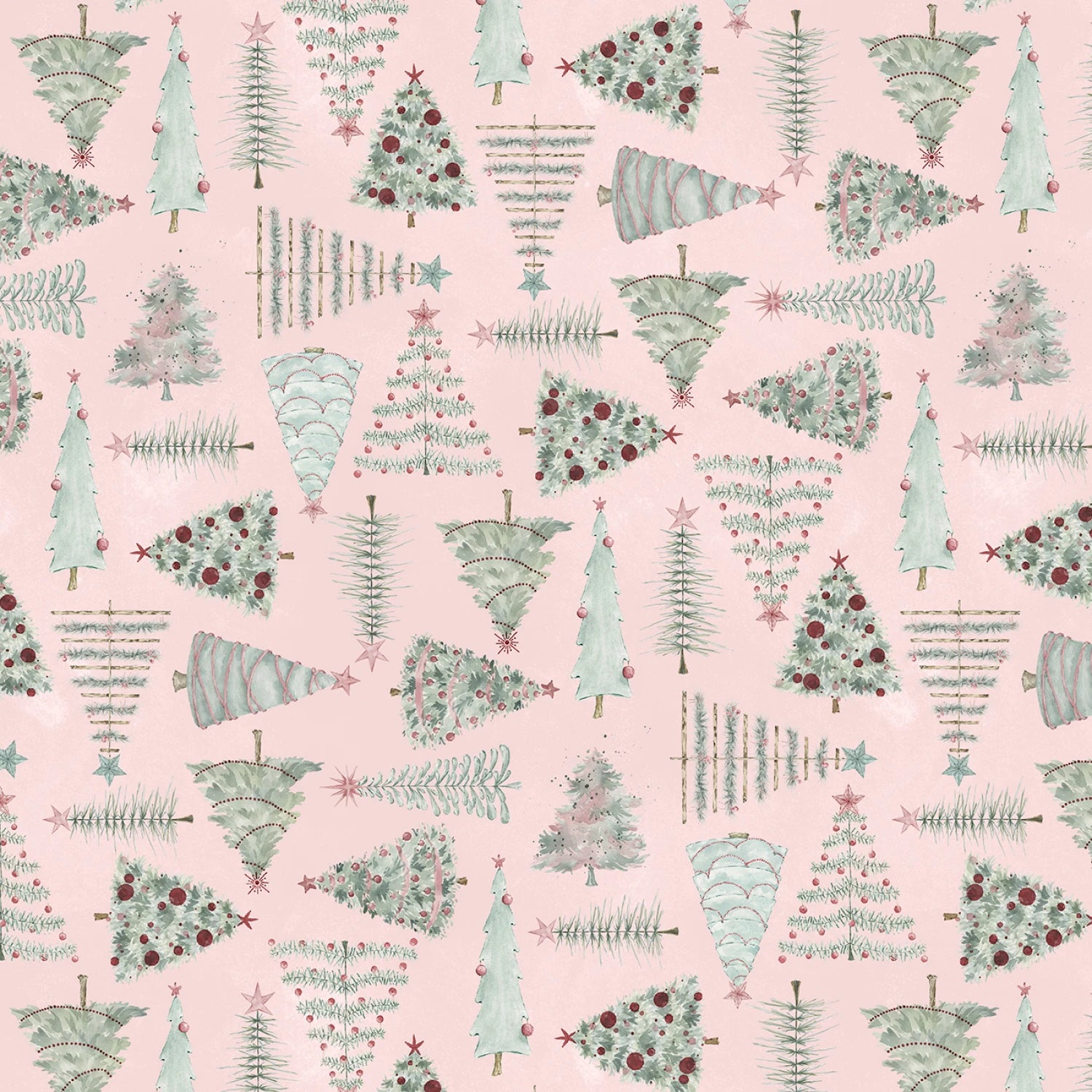 Just a Dusting Champagne Tree Lot - Dusty Pastel Rose