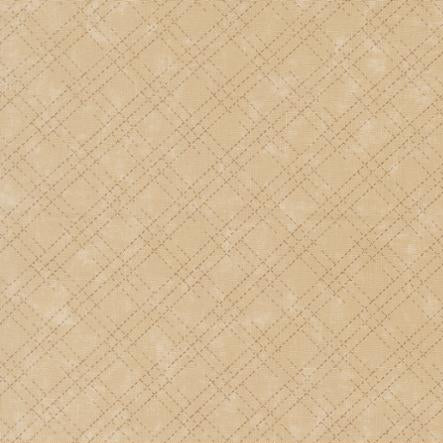Quail Run Stitched Plaid - Tonal Tan