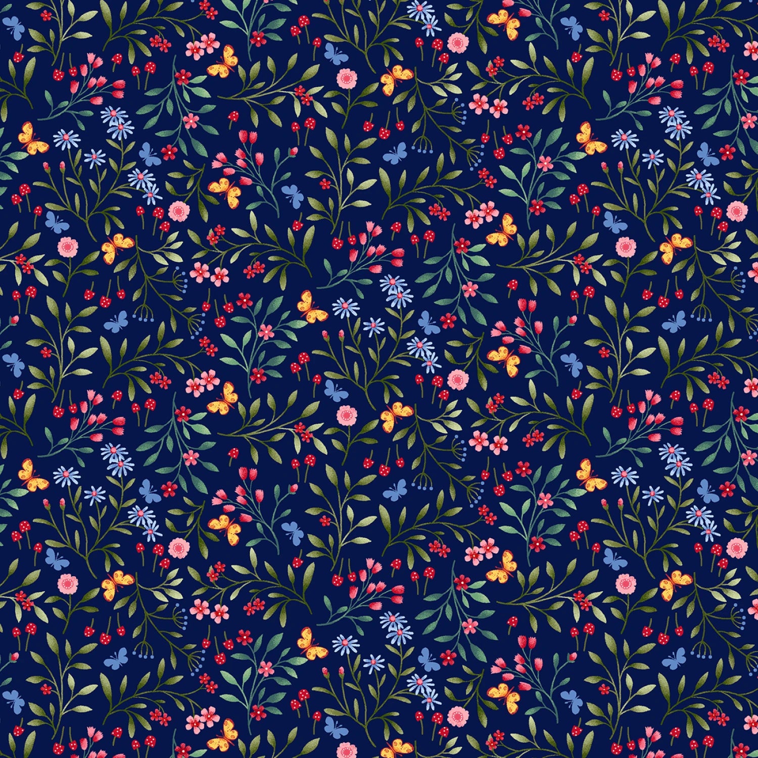 Garden Park Mini Wildflower Sprigs - Navy