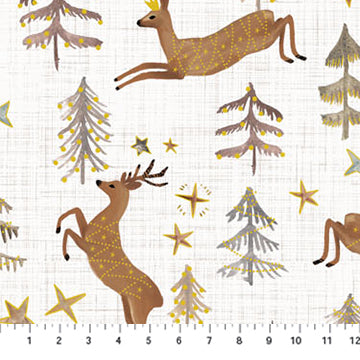 Winter Dreams White stags