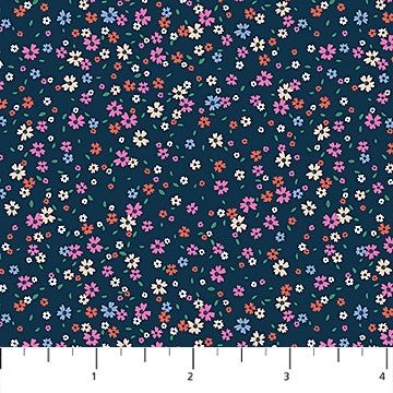 Pocket Posies Navy Petal Drift