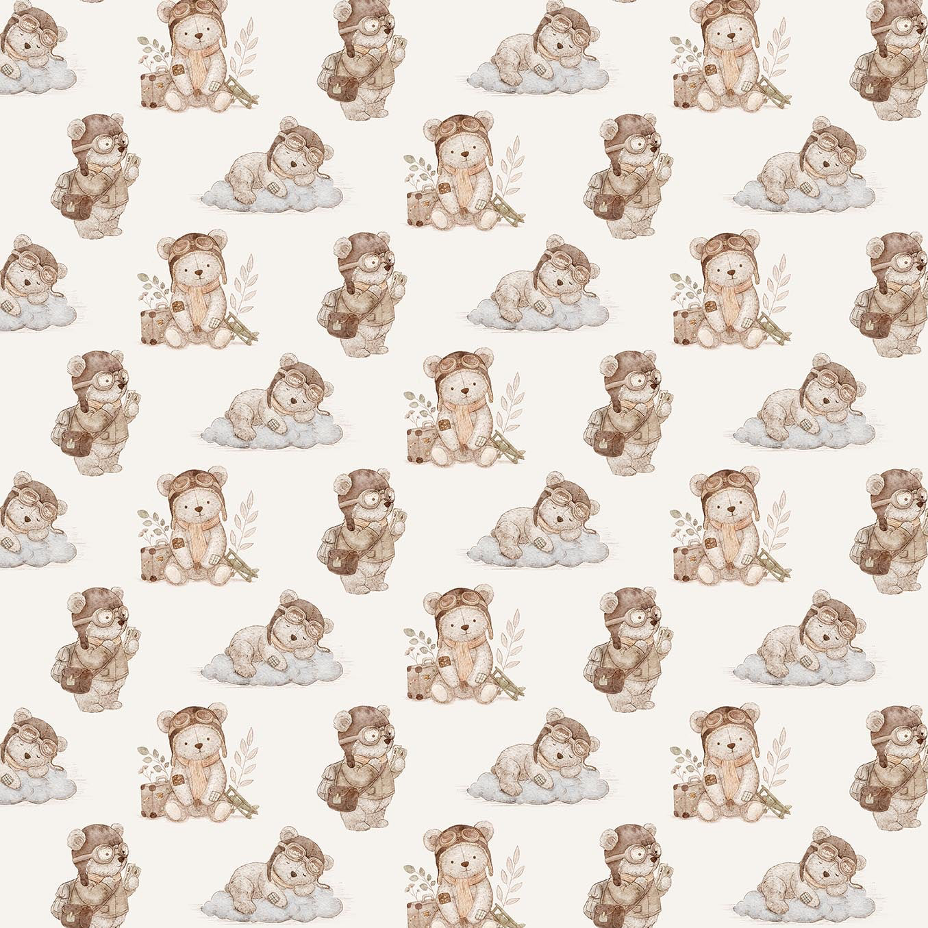 Soaring Dreams Cream Bears