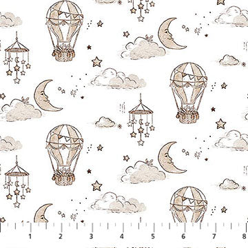 Soaring Dreams White Balloons