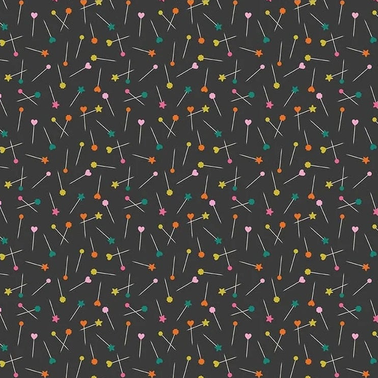 Bits and Bobs Pins - Black