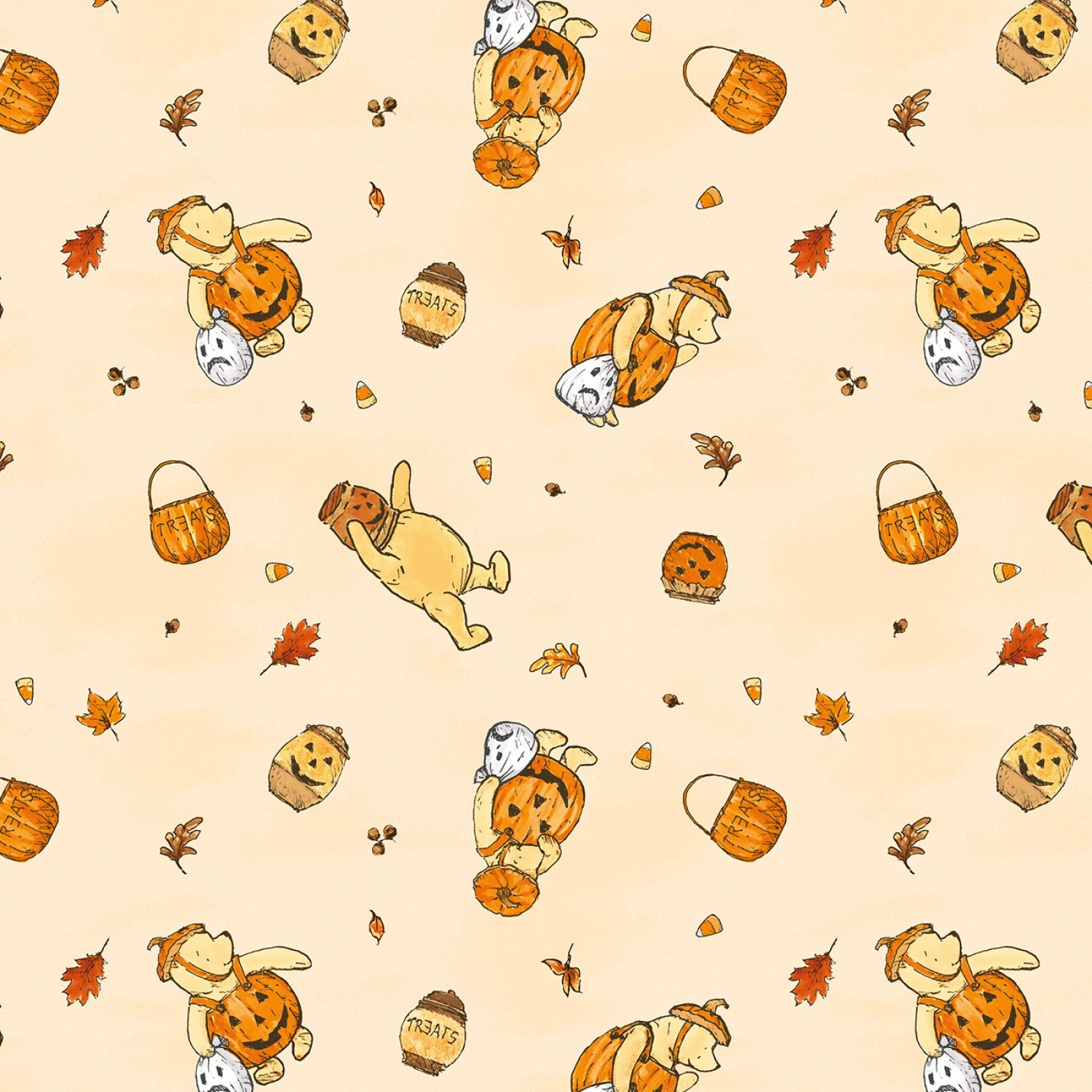 Winnie The Pooh Haunted Acre Wood - Yellow Bears