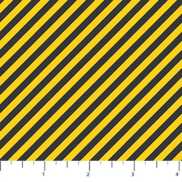 Little Builders Construction Stripes - Yellow