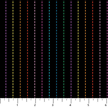 Dusk Black Multi Stitched Stripe
