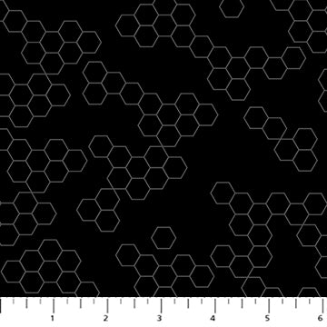 Dusk Black  Gray Hexies