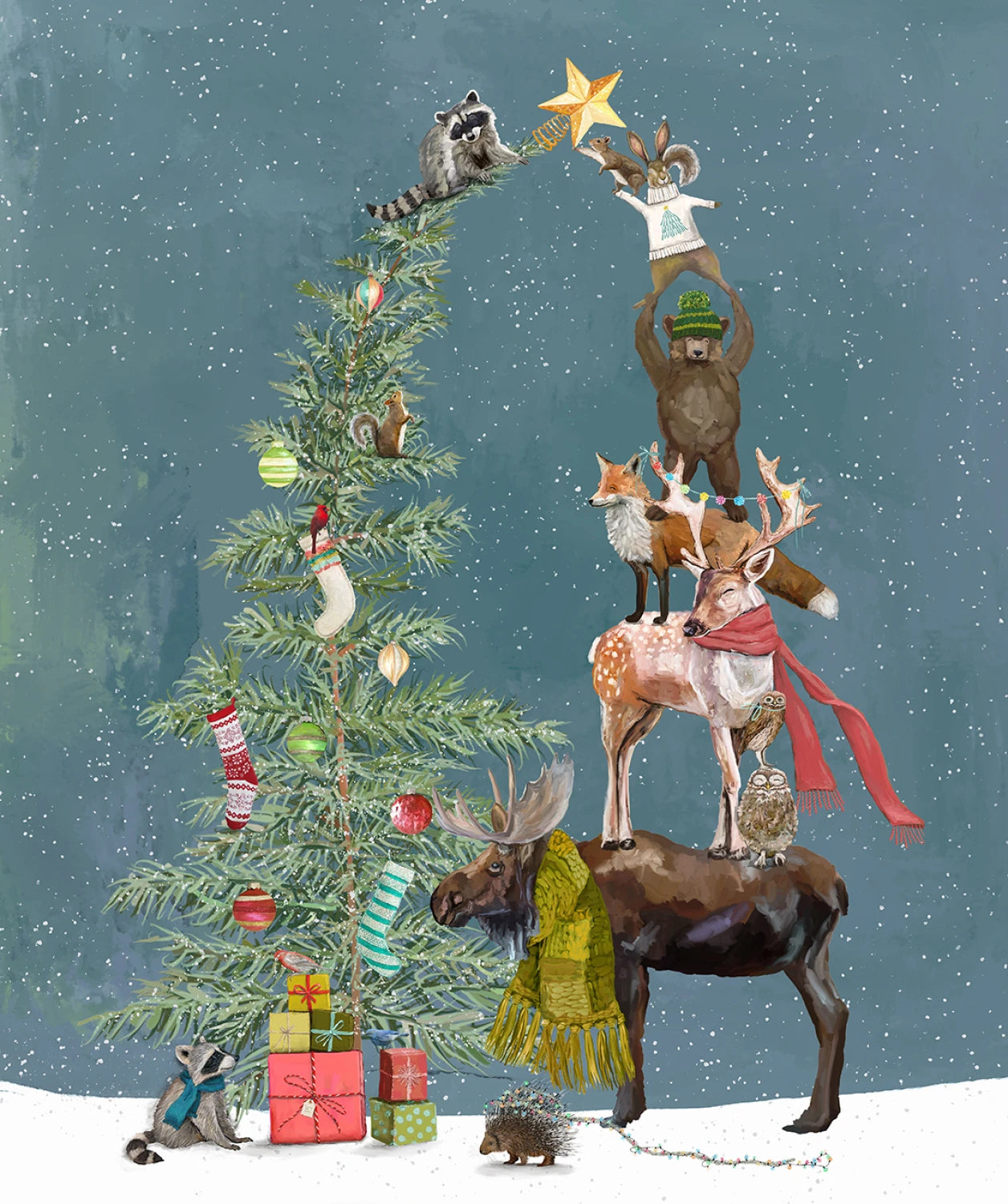 Holly Woods Woodland Decorating Panel