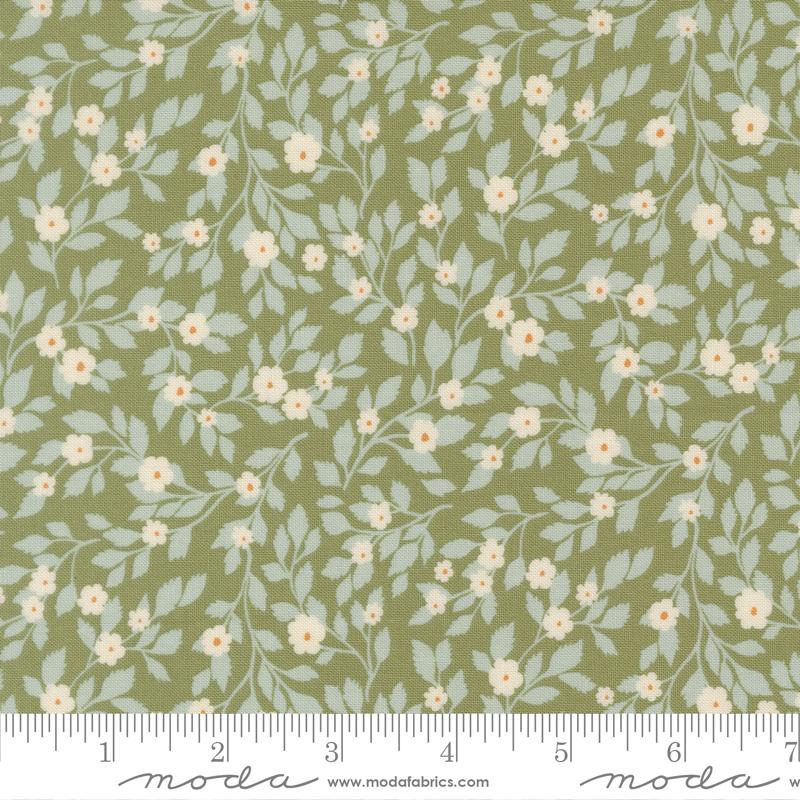 True Love Daydream Posies Florals - Dark Green