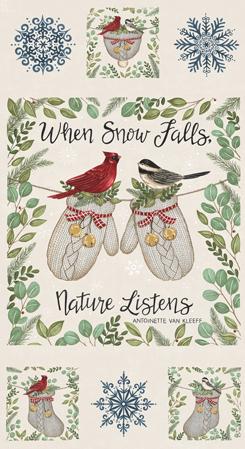 When Snow Falls Christmas - Panel