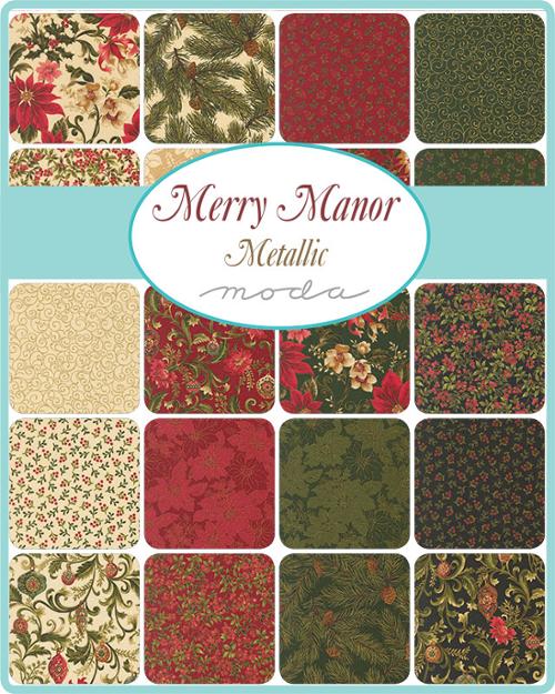 Merry Manor Metallic Charm Pack