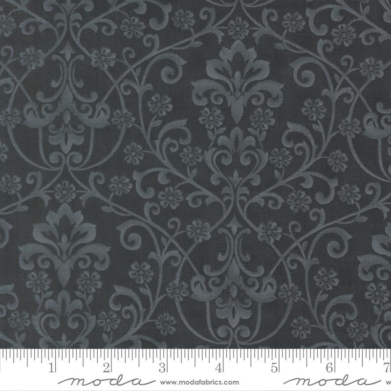 Breathtaking Blues Damask - Midnight