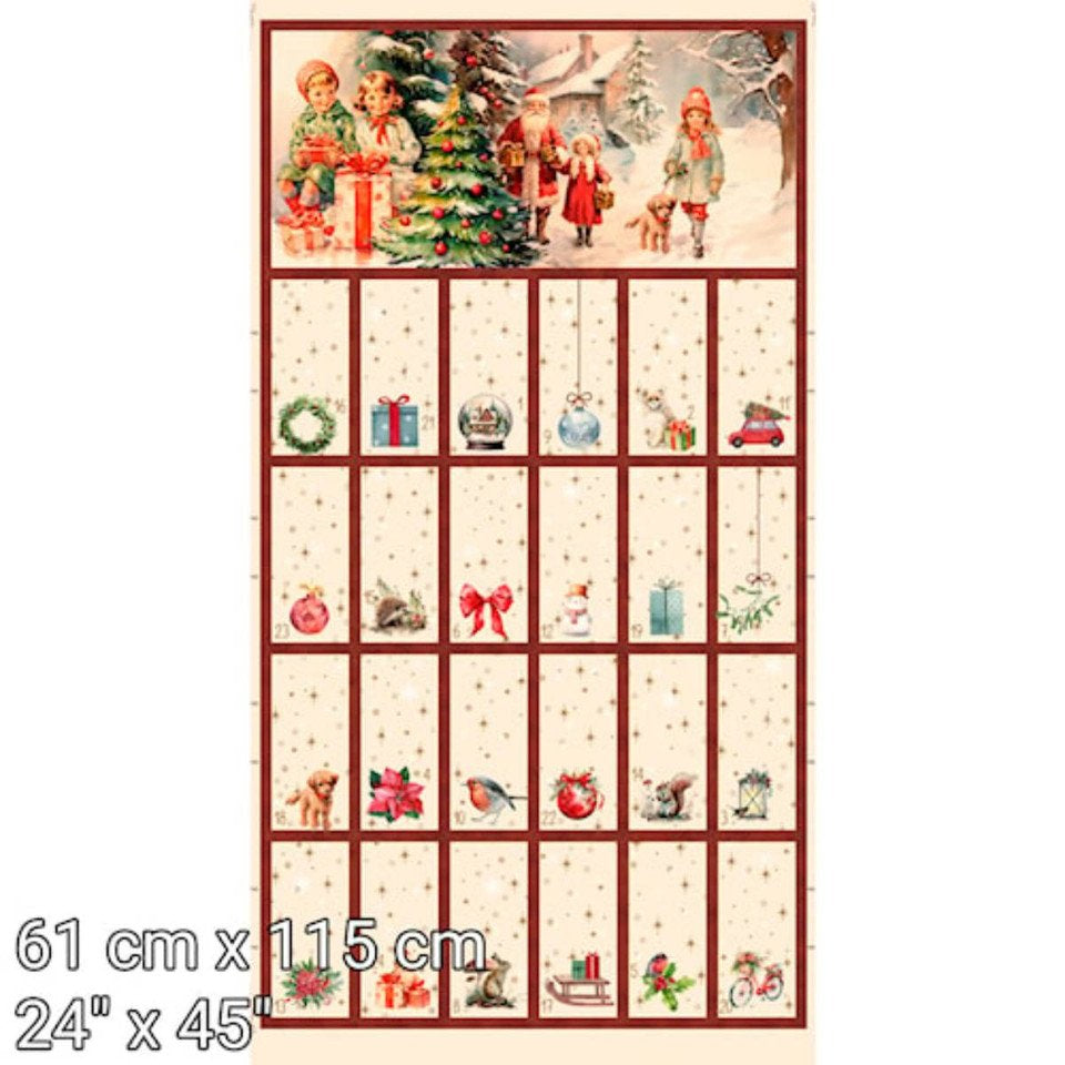 Vintage Christmas Advent Calendar