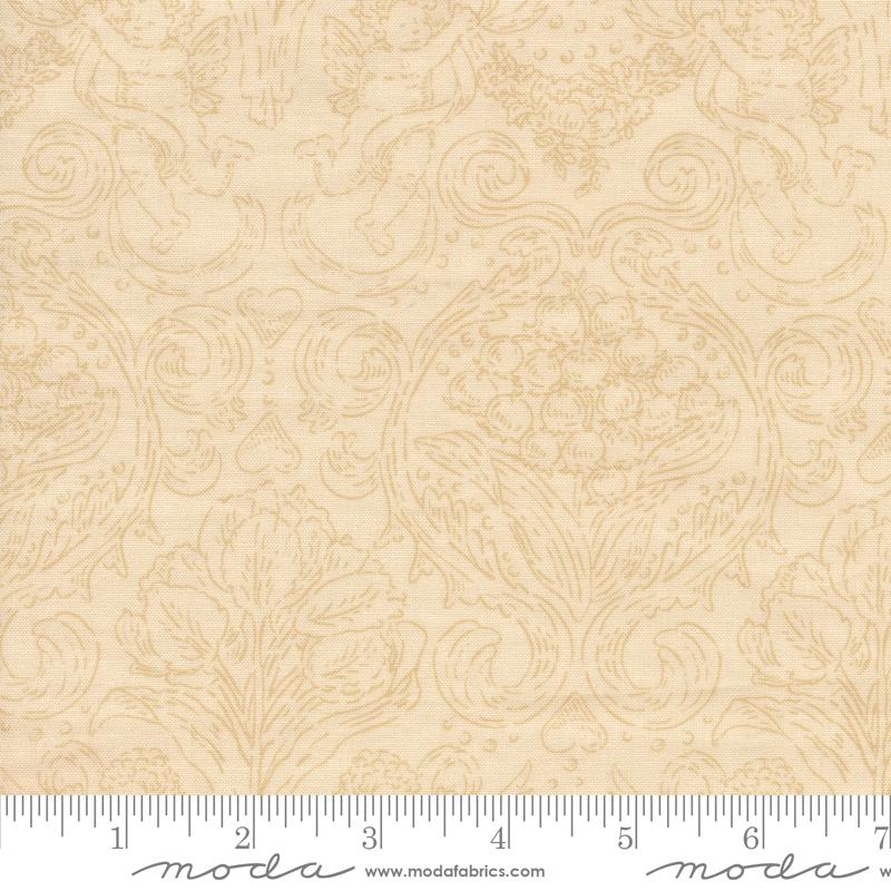 Je Taime Pure Love Jaquard Damask - Natural