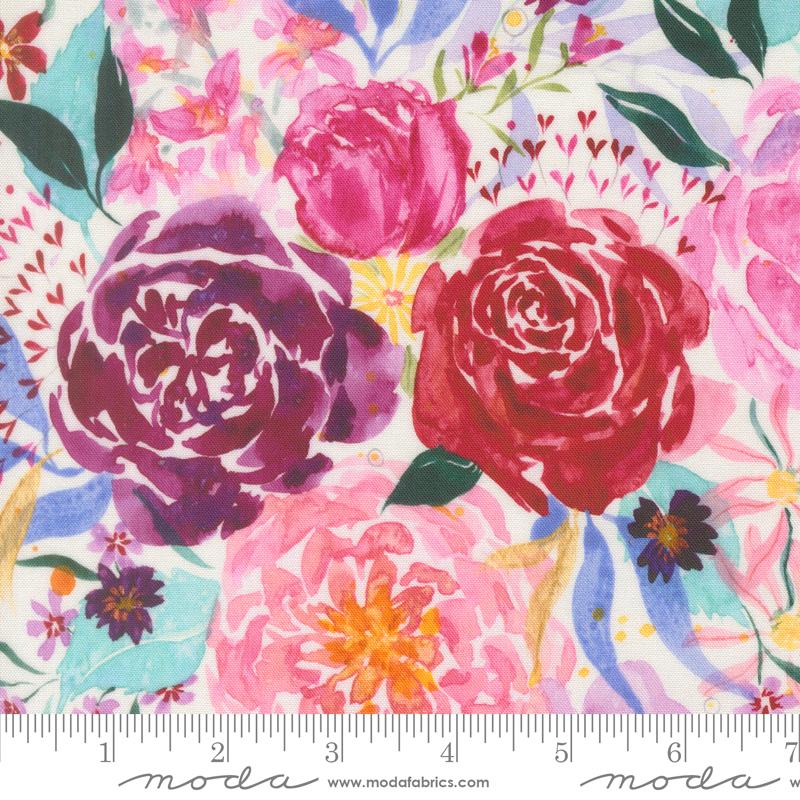 Fleur The Love Large Floral - Cloud