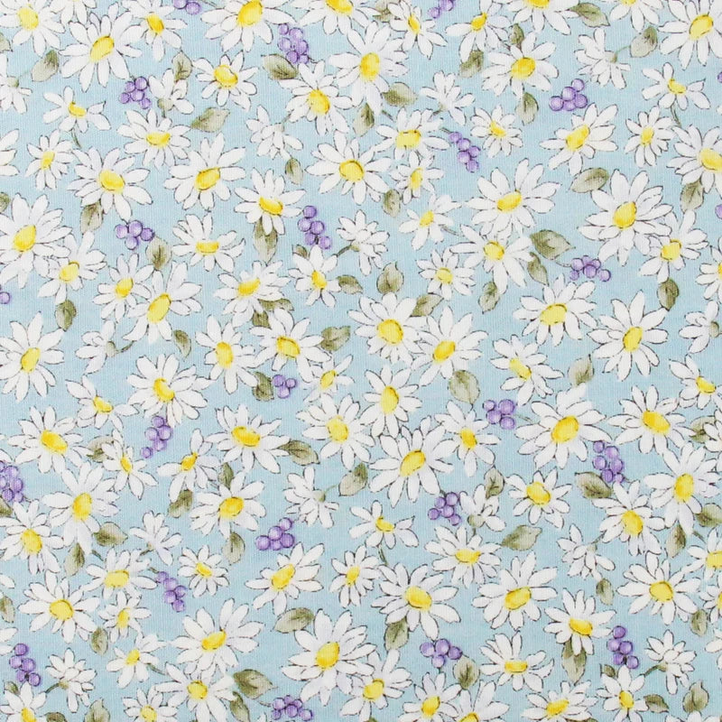 Sevenberry Daisy Floral - Light Blue