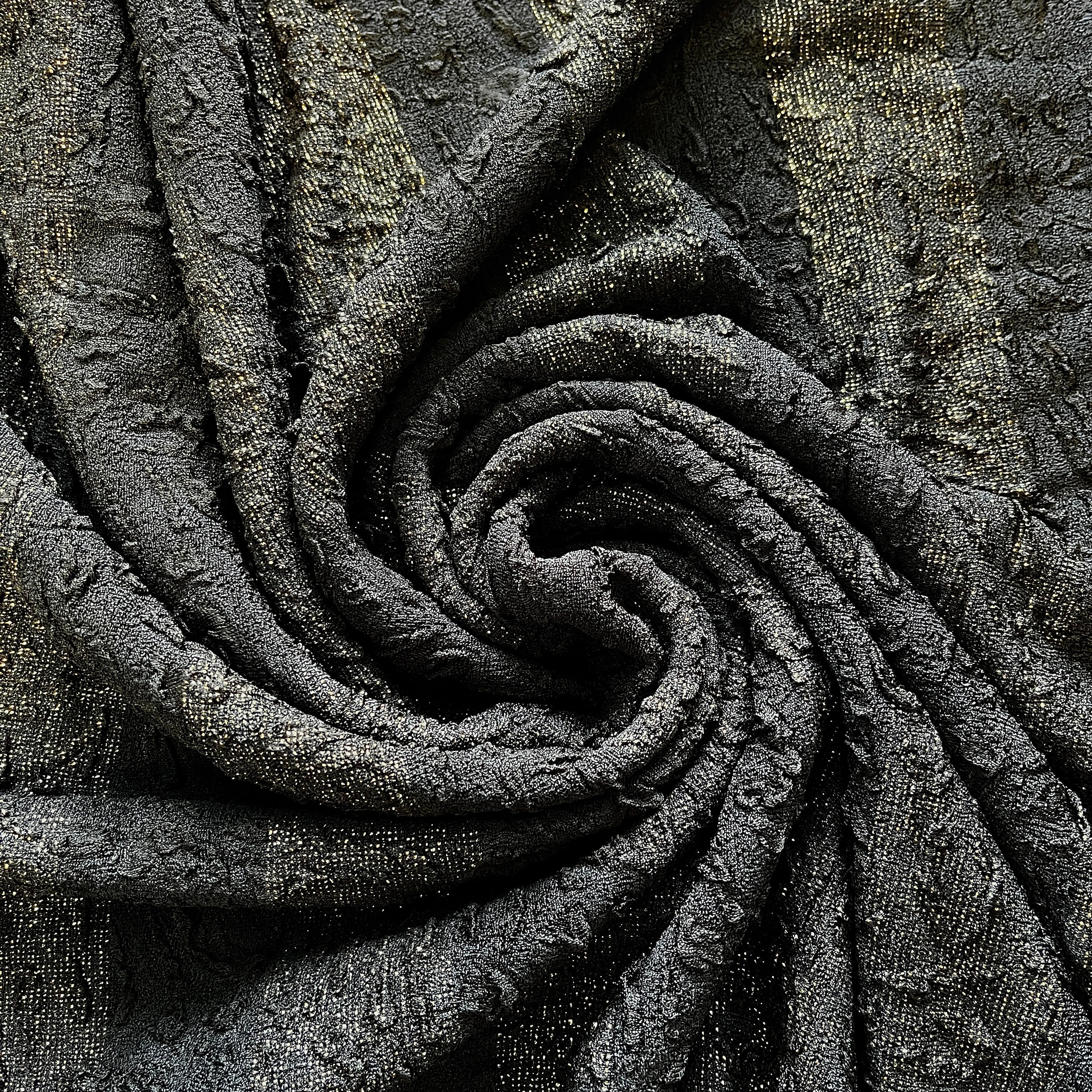 Metallic Stripe Stretch Knit