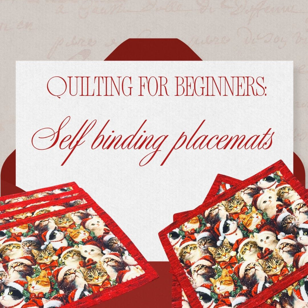Self-Binding Quilted Placemats Workshop