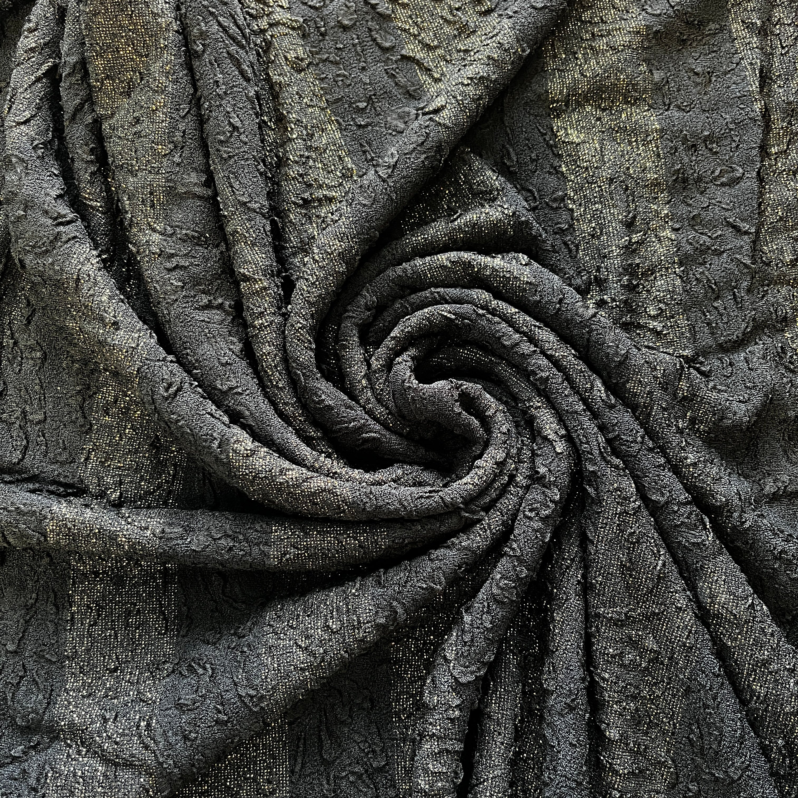 Metallic Stripe Stretch Knit