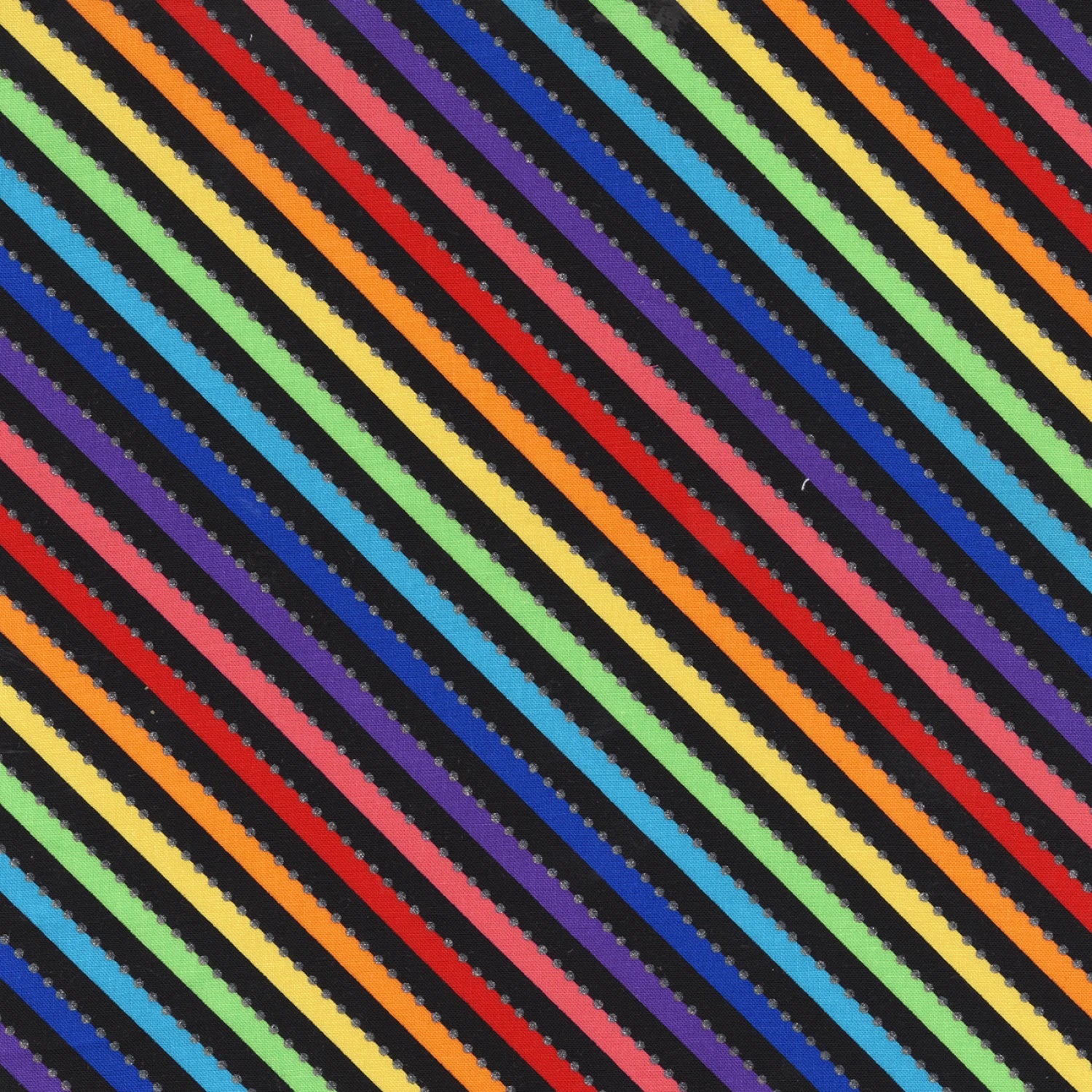 Magic Bias Stripe Rainbow Black