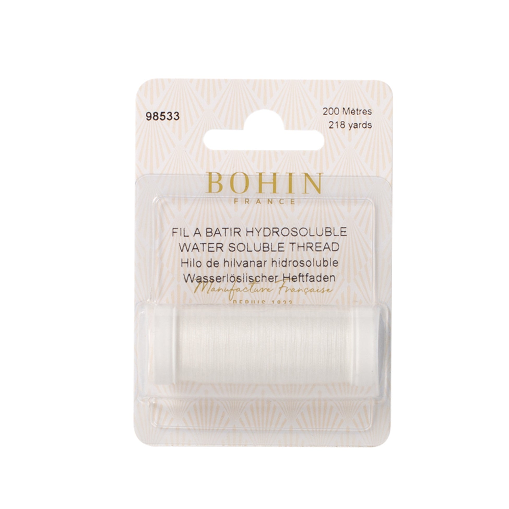 Water Soluble Thread Spool White 200m