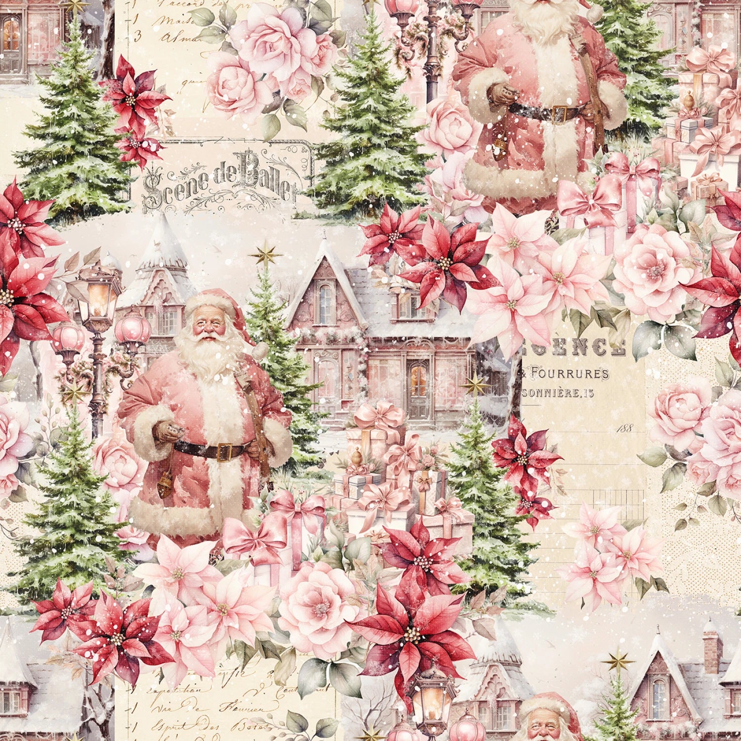 Christmas Magic Christmas Scenic - Ivory