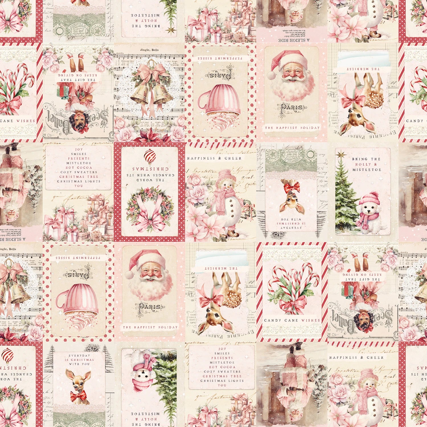 Christmas Magic Christmas Labels - Ivory