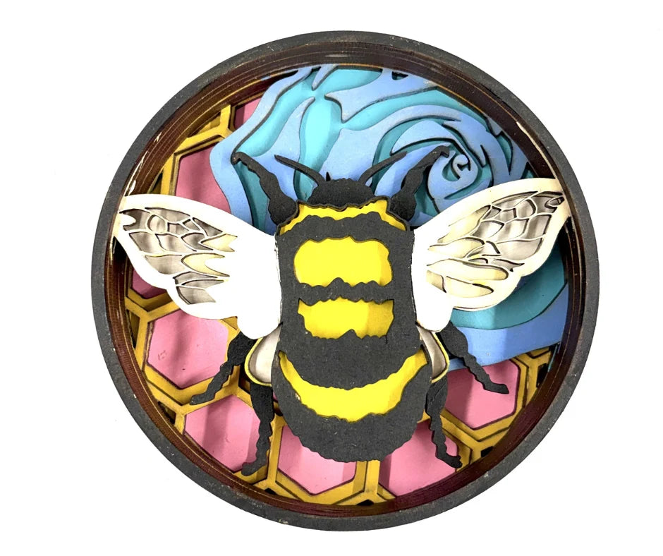 Bee Happy Paint by Layers Kit