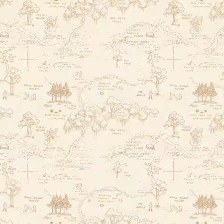 Winnie the Pooh Map Cream