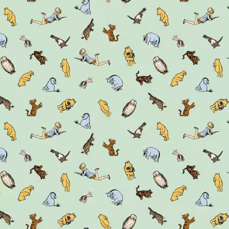 Winnie the Pooh Characters Green