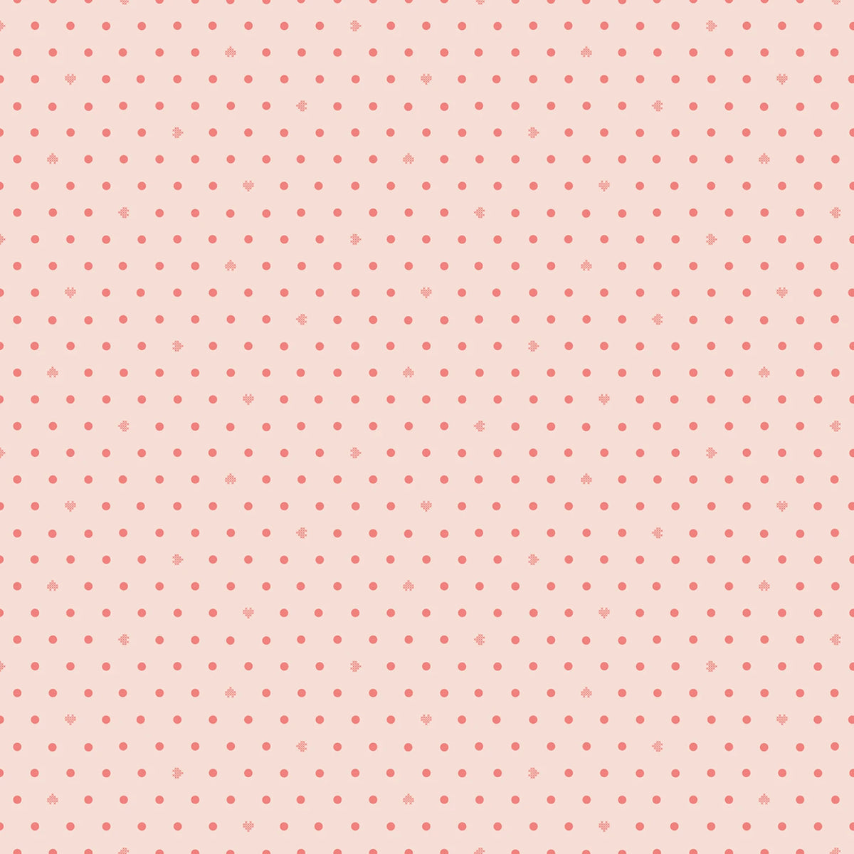 Cotton Nook Dots - Blush