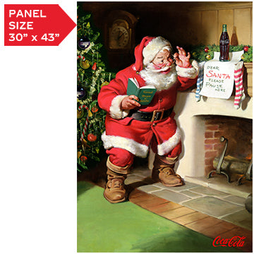 Coca-Cola Santa Christmas Panel