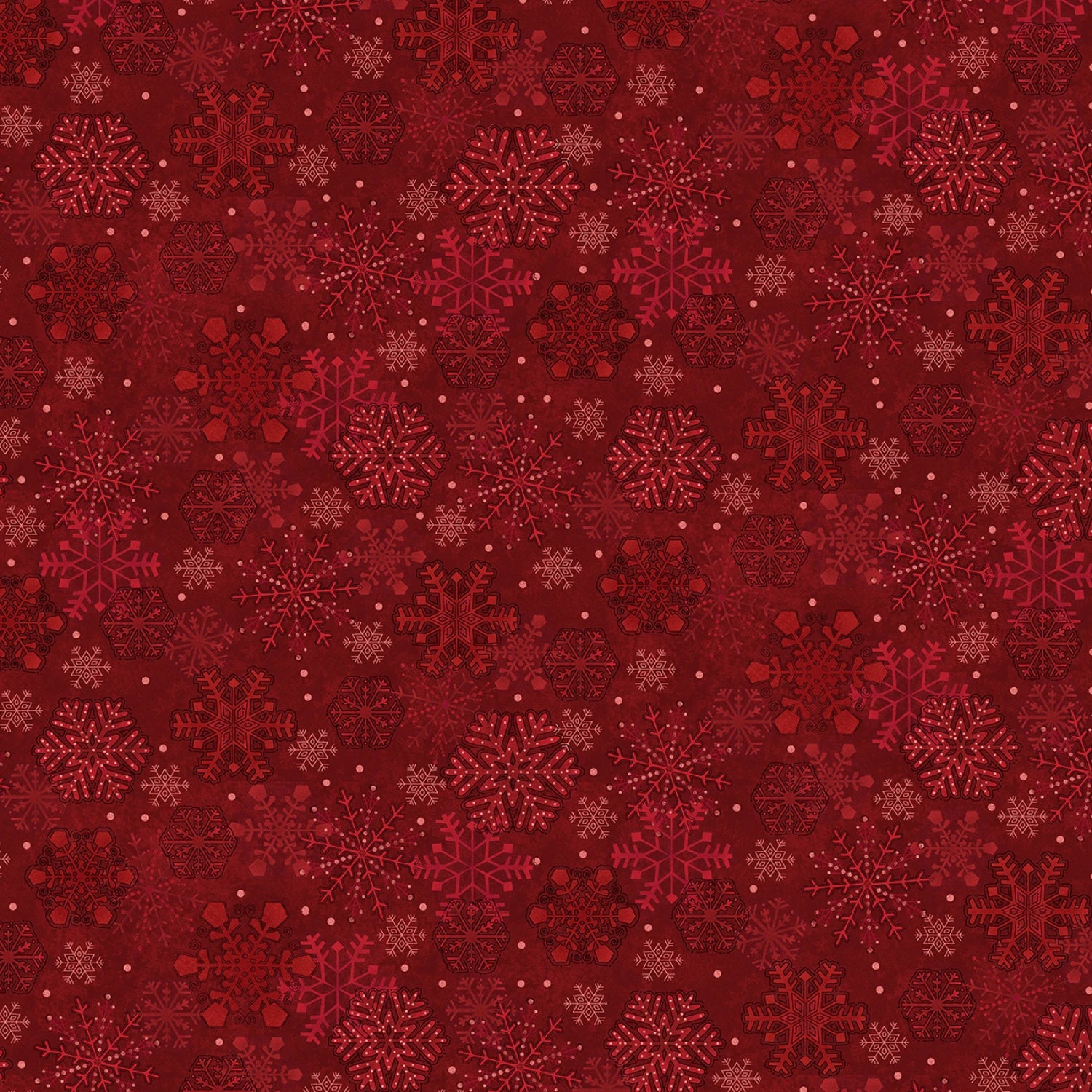 Gifts of Gratitude Red Snowflakes