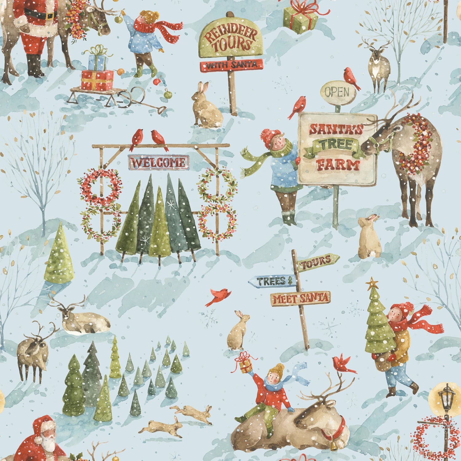 Santas Tree Farm Main Sky