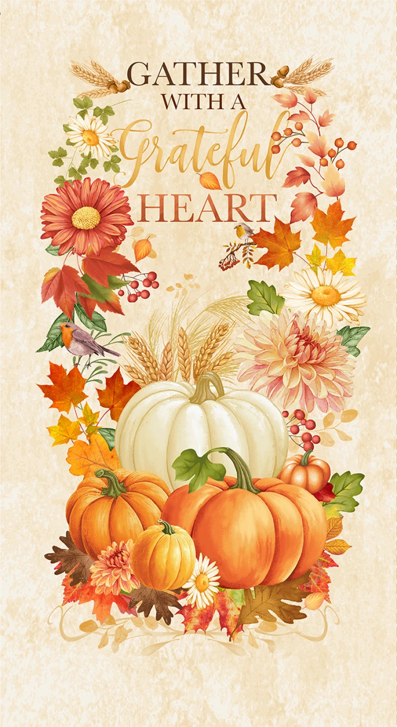 Gather with a Graceful Heart Panel