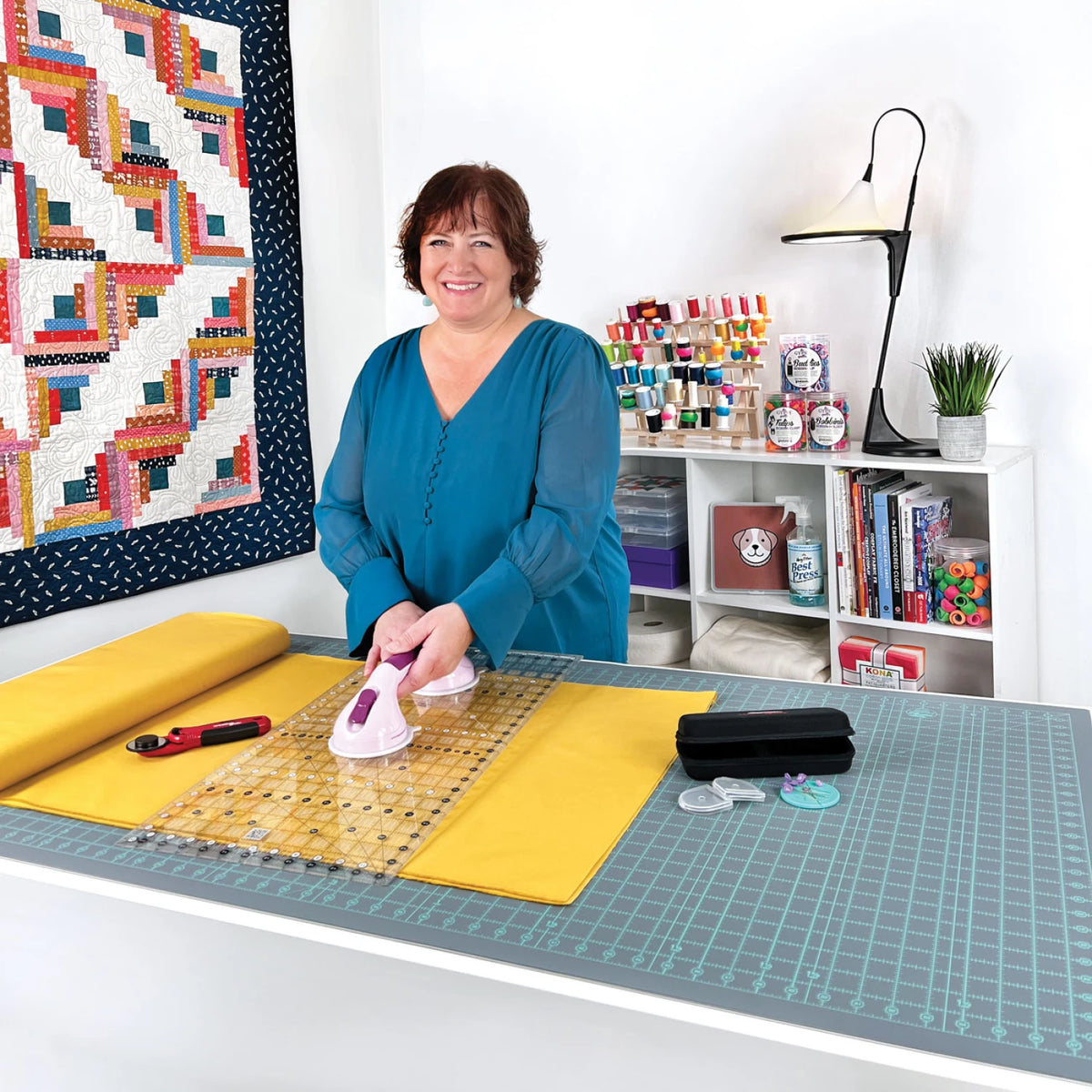 Creative Grids Self-Healing Double Sided Rotary Cutting Mat 28" x 58"