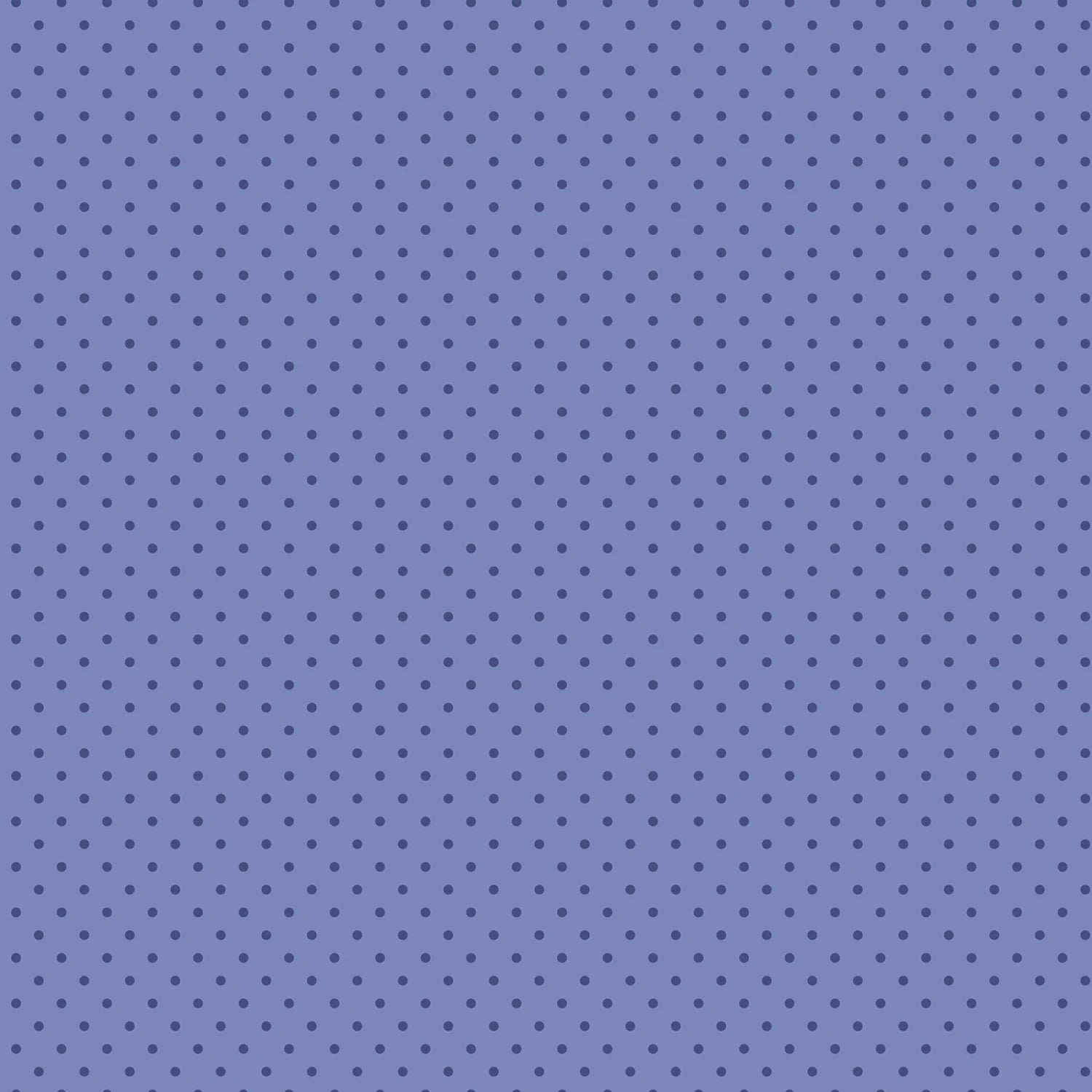 Hydrangeas In The Garden Polka Dots - Periwinkle