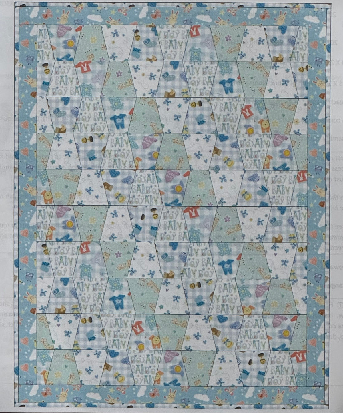 Baby Love tumbler Quilt Kit